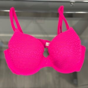 PINK Wear Everywhere Lightly Lined Pink T-Shirt Bra 36C
